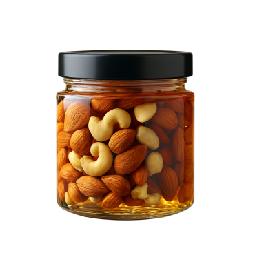 Dates Submerged in wideflower raw Honey 17oz