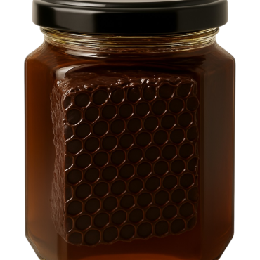 Vanilla Cinnamon Infused Honey with Chocolate Honeycomb 17oz