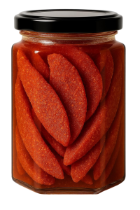 Mango Infused Honey with Freeze-Dried Mango & Chili 17oz