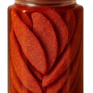 Mango Infused Honey with Freeze-Dried Mango & Chili 17oz